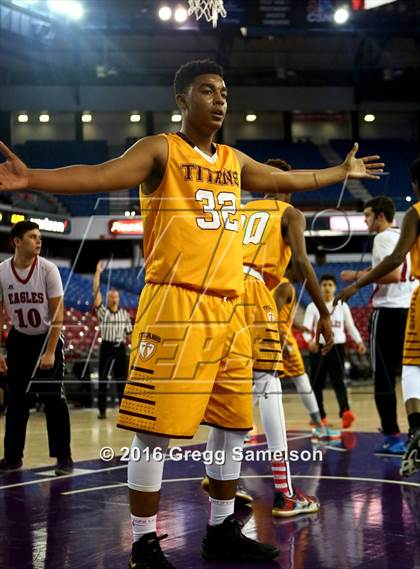 Thumbnail 3 in Stockton Christian vs. Aspire Langston Hughes Academy photogallery.