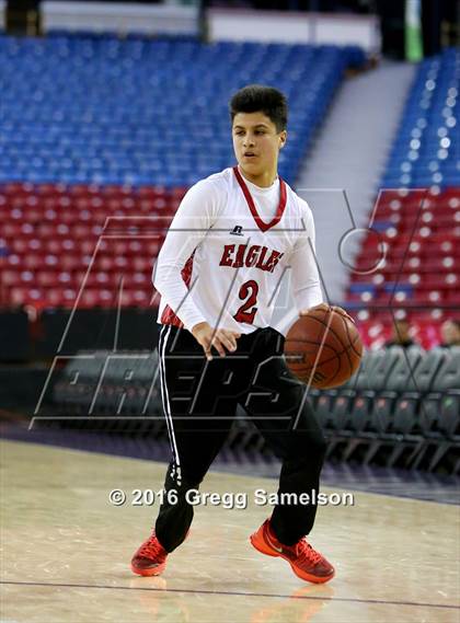 Thumbnail 3 in Stockton Christian vs. Aspire Langston Hughes Academy photogallery.
