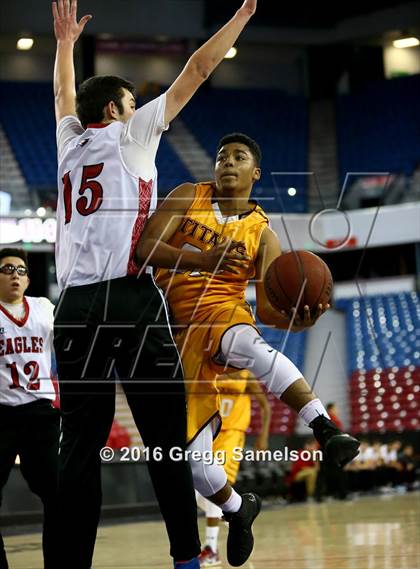Thumbnail 2 in Stockton Christian vs. Aspire Langston Hughes Academy photogallery.