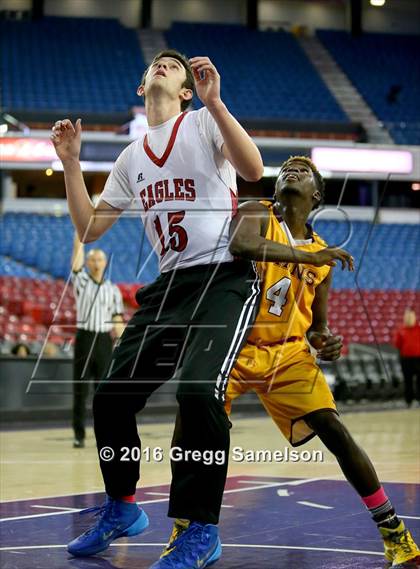 Thumbnail 2 in Stockton Christian vs. Aspire Langston Hughes Academy photogallery.