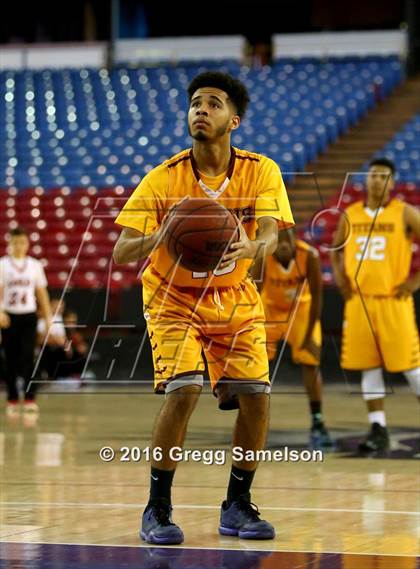 Thumbnail 3 in Stockton Christian vs. Aspire Langston Hughes Academy photogallery.