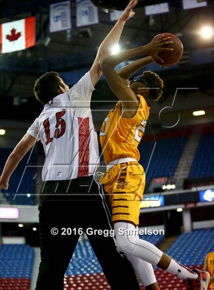 Thumbnail 3 in Stockton Christian vs. Aspire Langston Hughes Academy photogallery.