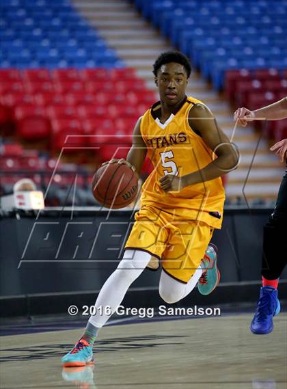 Thumbnail 1 in Stockton Christian vs. Aspire Langston Hughes Academy photogallery.