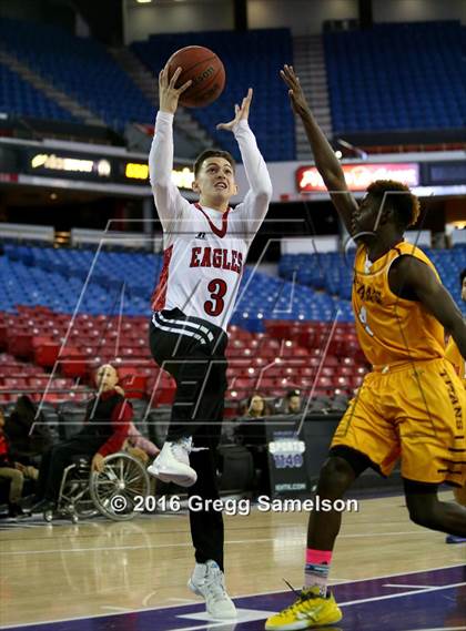 Thumbnail 3 in Stockton Christian vs. Aspire Langston Hughes Academy photogallery.