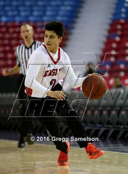 Thumbnail 1 in Stockton Christian vs. Aspire Langston Hughes Academy photogallery.