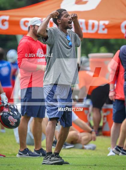 Thumbnail 1 in South Panola vs Olive Branch (U of Memphis 7v7) photogallery.