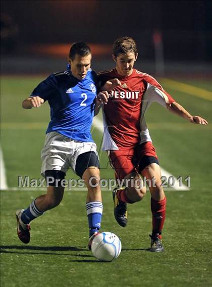 Thumbnail 2 in Davis vs. Jesuit (CIF SJS D1 Final) photogallery.