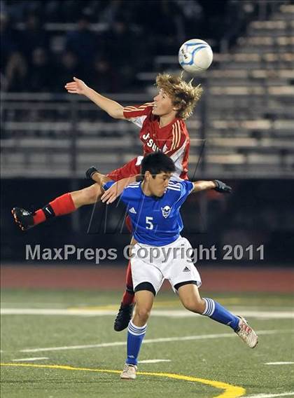 Thumbnail 3 in Davis vs. Jesuit (CIF SJS D1 Final) photogallery.