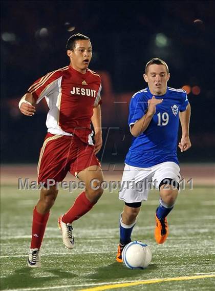 Thumbnail 1 in Davis vs. Jesuit (CIF SJS D1 Final) photogallery.