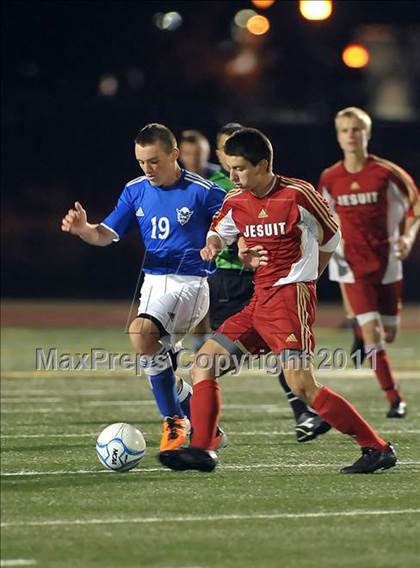 Thumbnail 3 in Davis vs. Jesuit (CIF SJS D1 Final) photogallery.