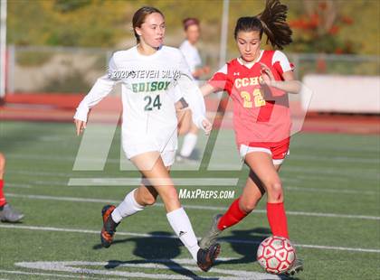 Thumbnail 3 in Cathedral Catholic vs. Edison (CIF SoCal Regional D1 Quarterfinal) photogallery.