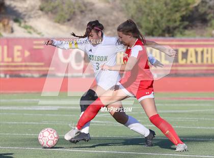 Thumbnail 2 in Cathedral Catholic vs. Edison (CIF SoCal Regional D1 Quarterfinal) photogallery.