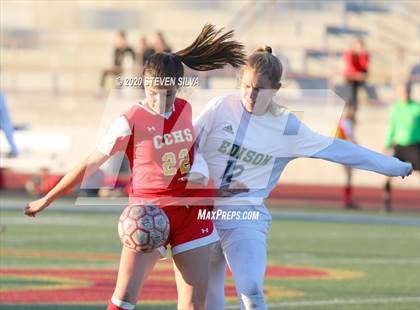 Thumbnail 3 in Cathedral Catholic vs. Edison (CIF SoCal Regional D1 Quarterfinal) photogallery.