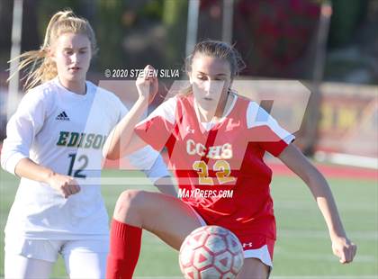 Thumbnail 2 in Cathedral Catholic vs. Edison (CIF SoCal Regional D1 Quarterfinal) photogallery.