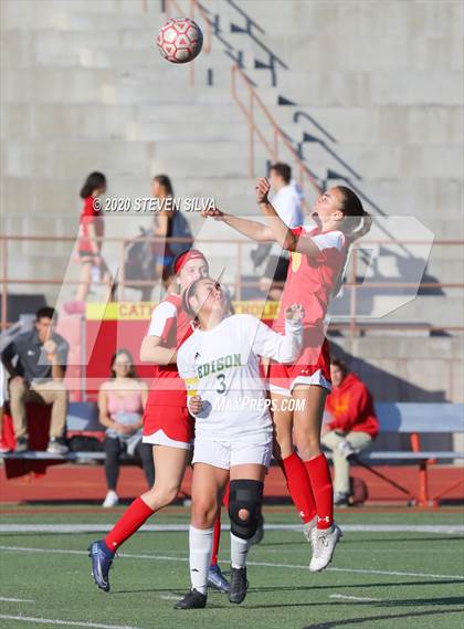 Thumbnail 1 in Cathedral Catholic vs. Edison (CIF SoCal Regional D1 Quarterfinal) photogallery.