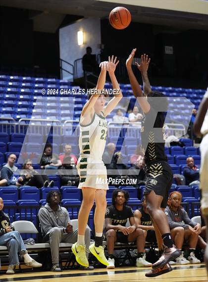 Thumbnail 1 in Cypress Park vs. Cypress Falls (Cy-Hoops Invitational) photogallery.