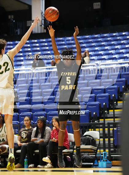 Thumbnail 3 in Cypress Park vs. Cypress Falls (Cy-Hoops Invitational) photogallery.