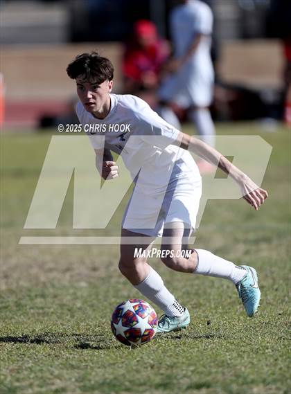 Thumbnail 1 in Mica Mountain vs Tucson High Magnet School (Brandon Bean Soccer Tournament) photogallery.