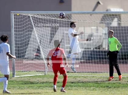 Thumbnail 3 in Mica Mountain vs Tucson High Magnet School (Brandon Bean Soccer Tournament) photogallery.