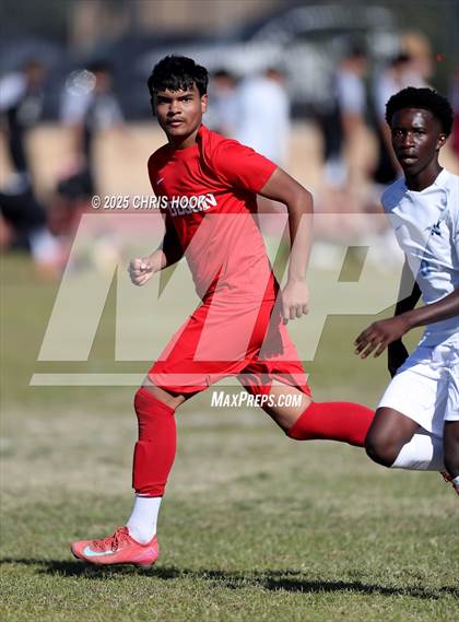 Thumbnail 1 in Mica Mountain vs Tucson High Magnet School (Brandon Bean Soccer Tournament) photogallery.