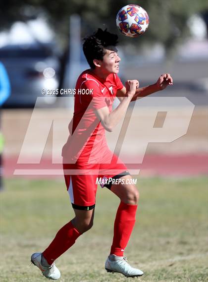 Thumbnail 3 in Mica Mountain vs Tucson High Magnet School (Brandon Bean Soccer Tournament) photogallery.