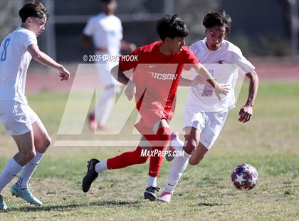 Thumbnail 1 in Mica Mountain vs Tucson High Magnet School (Brandon Bean Soccer Tournament) photogallery.