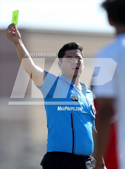 Thumbnail 2 in Mica Mountain vs Tucson High Magnet School (Brandon Bean Soccer Tournament) photogallery.