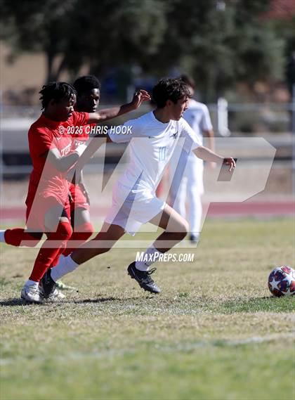 Thumbnail 2 in Mica Mountain vs Tucson High Magnet School (Brandon Bean Soccer Tournament) photogallery.