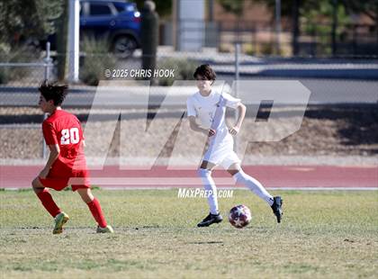 Thumbnail 2 in Mica Mountain vs Tucson High Magnet School (Brandon Bean Soccer Tournament) photogallery.