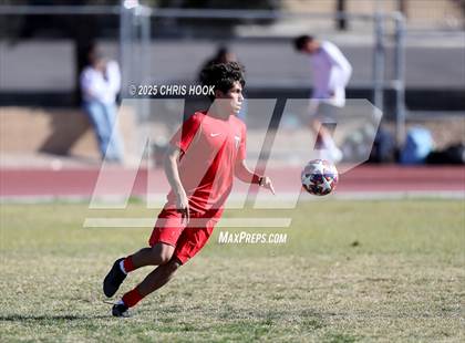 Thumbnail 1 in Mica Mountain vs Tucson High Magnet School (Brandon Bean Soccer Tournament) photogallery.