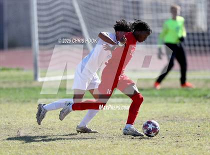 Thumbnail 2 in Mica Mountain vs Tucson High Magnet School (Brandon Bean Soccer Tournament) photogallery.
