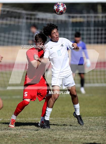 Thumbnail 2 in Mica Mountain vs Tucson High Magnet School (Brandon Bean Soccer Tournament) photogallery.