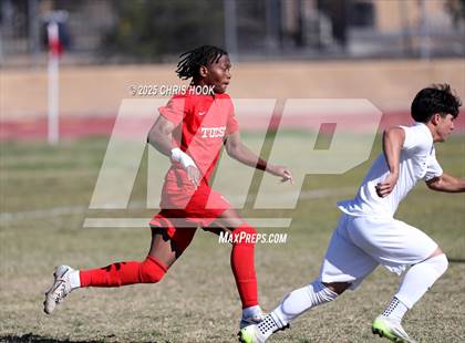Thumbnail 1 in Mica Mountain vs Tucson High Magnet School (Brandon Bean Soccer Tournament) photogallery.