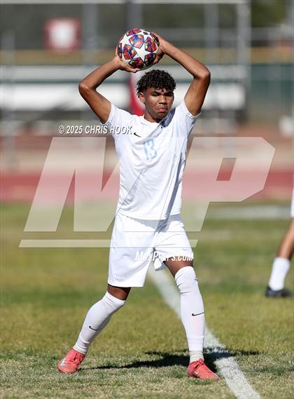 Thumbnail 1 in Mica Mountain vs Tucson High Magnet School (Brandon Bean Soccer Tournament) photogallery.