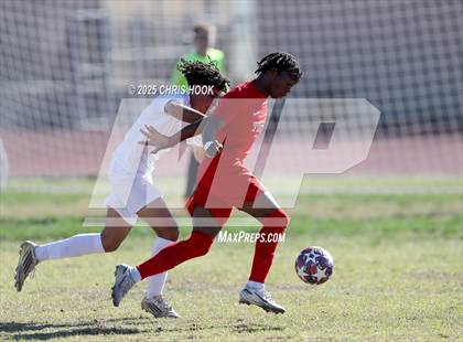 Thumbnail 1 in Mica Mountain vs Tucson High Magnet School (Brandon Bean Soccer Tournament) photogallery.