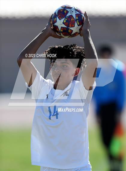 Thumbnail 3 in Mica Mountain vs Tucson High Magnet School (Brandon Bean Soccer Tournament) photogallery.