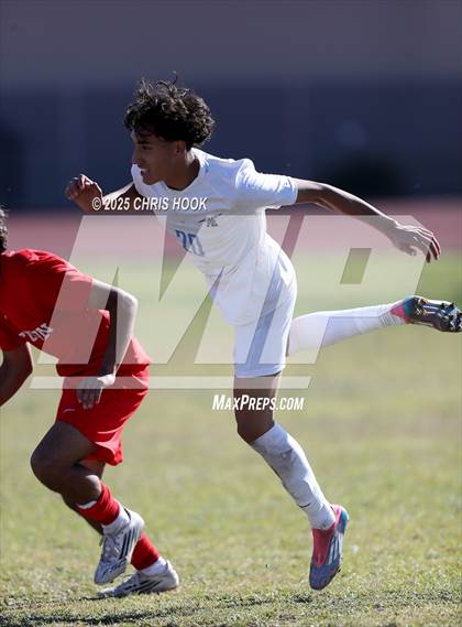 Thumbnail 1 in Mica Mountain vs Tucson High Magnet School (Brandon Bean Soccer Tournament) photogallery.