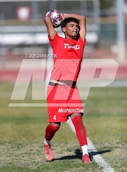 Thumbnail 1 in Mica Mountain vs Tucson High Magnet School (Brandon Bean Soccer Tournament) photogallery.