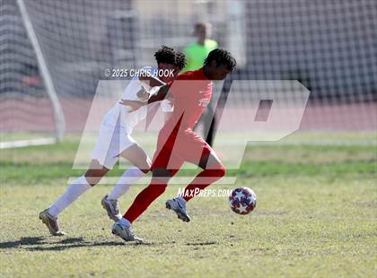 Thumbnail 3 in Mica Mountain vs Tucson High Magnet School (Brandon Bean Soccer Tournament) photogallery.