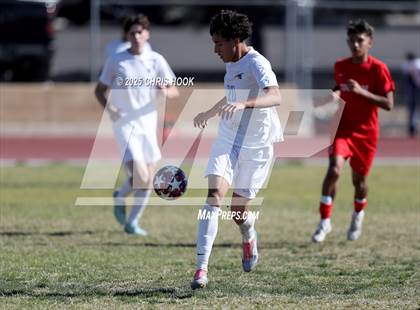 Thumbnail 3 in Mica Mountain vs Tucson High Magnet School (Brandon Bean Soccer Tournament) photogallery.