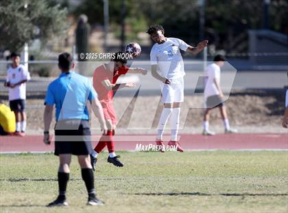 Thumbnail 1 in Mica Mountain vs Tucson High Magnet School (Brandon Bean Soccer Tournament) photogallery.
