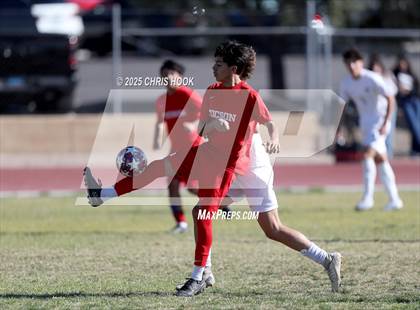 Thumbnail 1 in Mica Mountain vs Tucson High Magnet School (Brandon Bean Soccer Tournament) photogallery.
