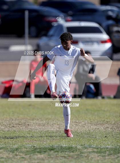 Thumbnail 2 in Mica Mountain vs Tucson High Magnet School (Brandon Bean Soccer Tournament) photogallery.