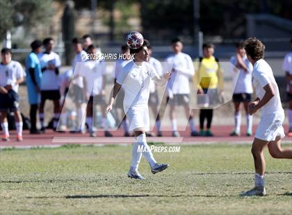 Thumbnail 3 in Mica Mountain vs Tucson High Magnet School (Brandon Bean Soccer Tournament) photogallery.