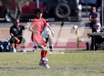 Thumbnail 1 in Mica Mountain vs Tucson High Magnet School (Brandon Bean Soccer Tournament) photogallery.