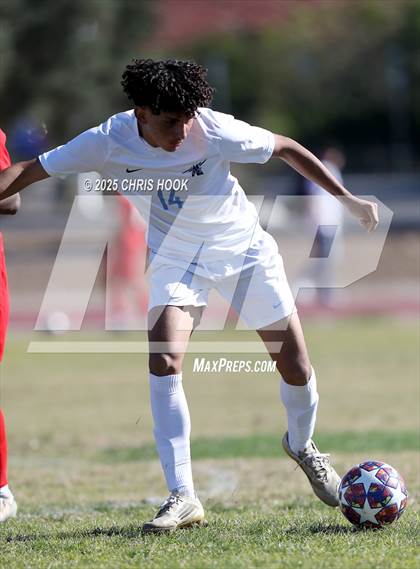 Thumbnail 3 in Mica Mountain vs Tucson High Magnet School (Brandon Bean Soccer Tournament) photogallery.