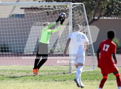 Thumbnail 2 in Mica Mountain vs Tucson High Magnet School (Brandon Bean Soccer Tournament) photogallery.