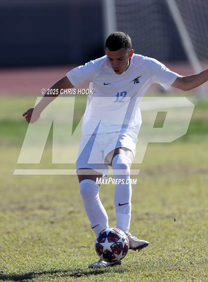 Thumbnail 1 in Mica Mountain vs Tucson High Magnet School (Brandon Bean Soccer Tournament) photogallery.