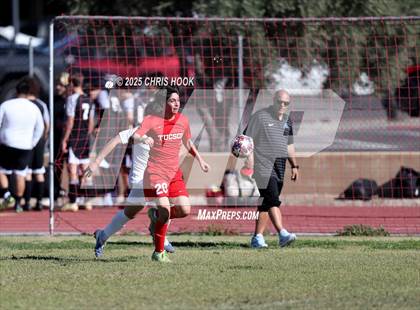 Thumbnail 3 in Mica Mountain vs Tucson High Magnet School (Brandon Bean Soccer Tournament) photogallery.