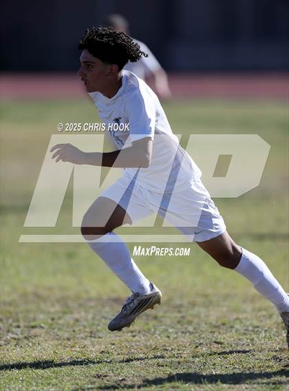 Thumbnail 2 in Mica Mountain vs Tucson High Magnet School (Brandon Bean Soccer Tournament) photogallery.